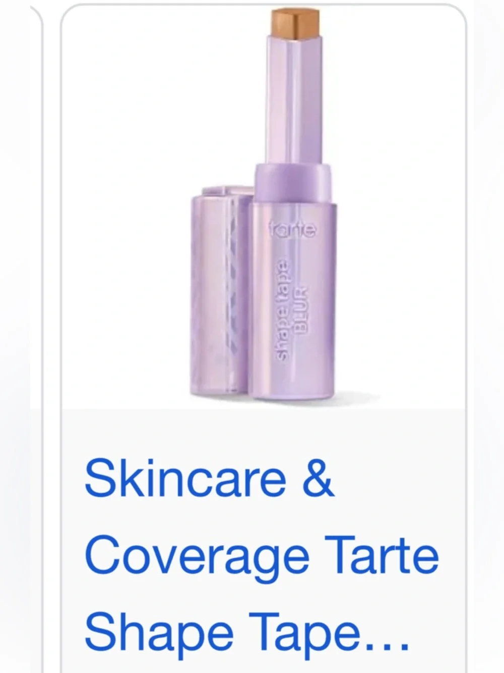 tarte lavender blur stick - crease and waterproof - Picture 1 of 6